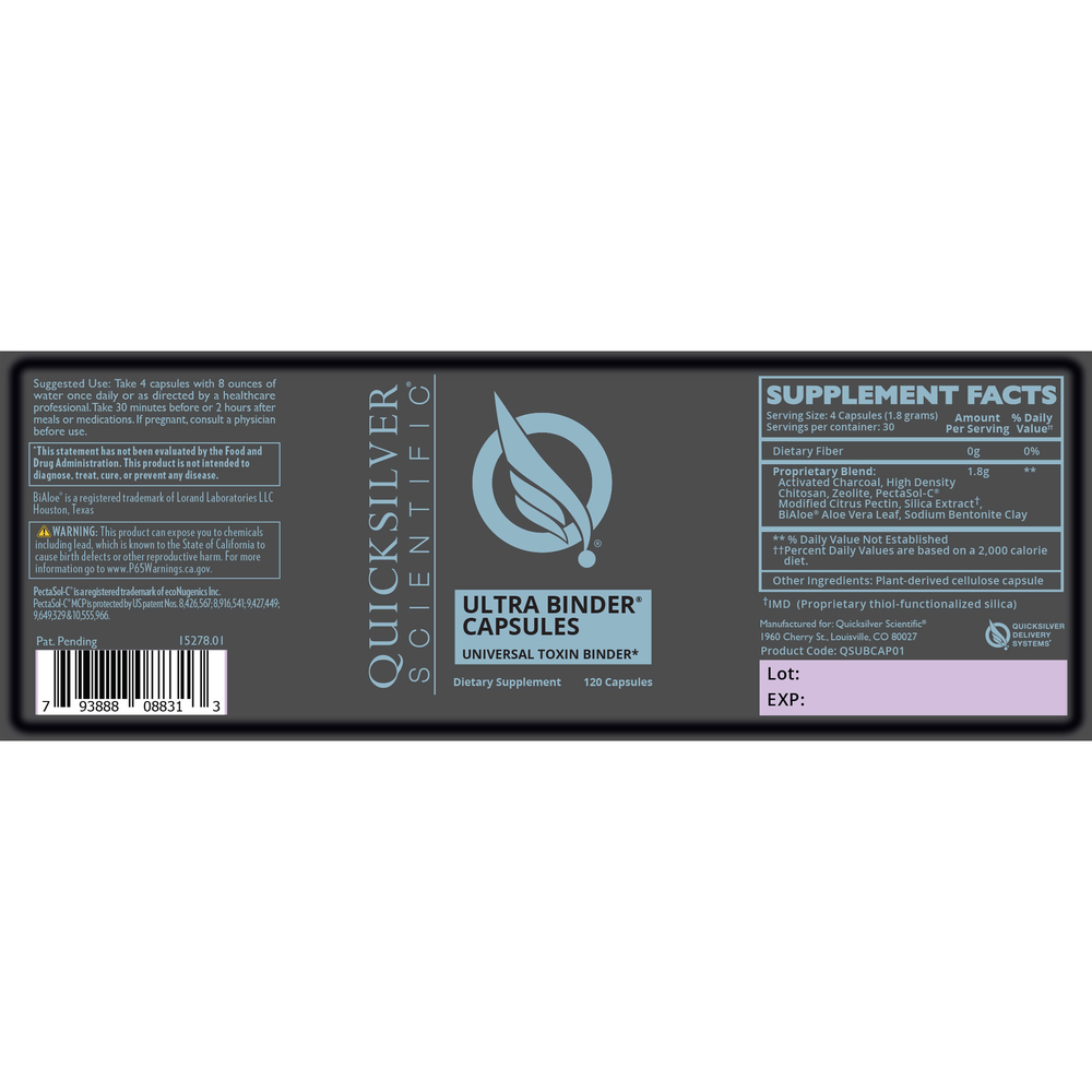 Quicksilver Scientific Ultra Binder Capsules
