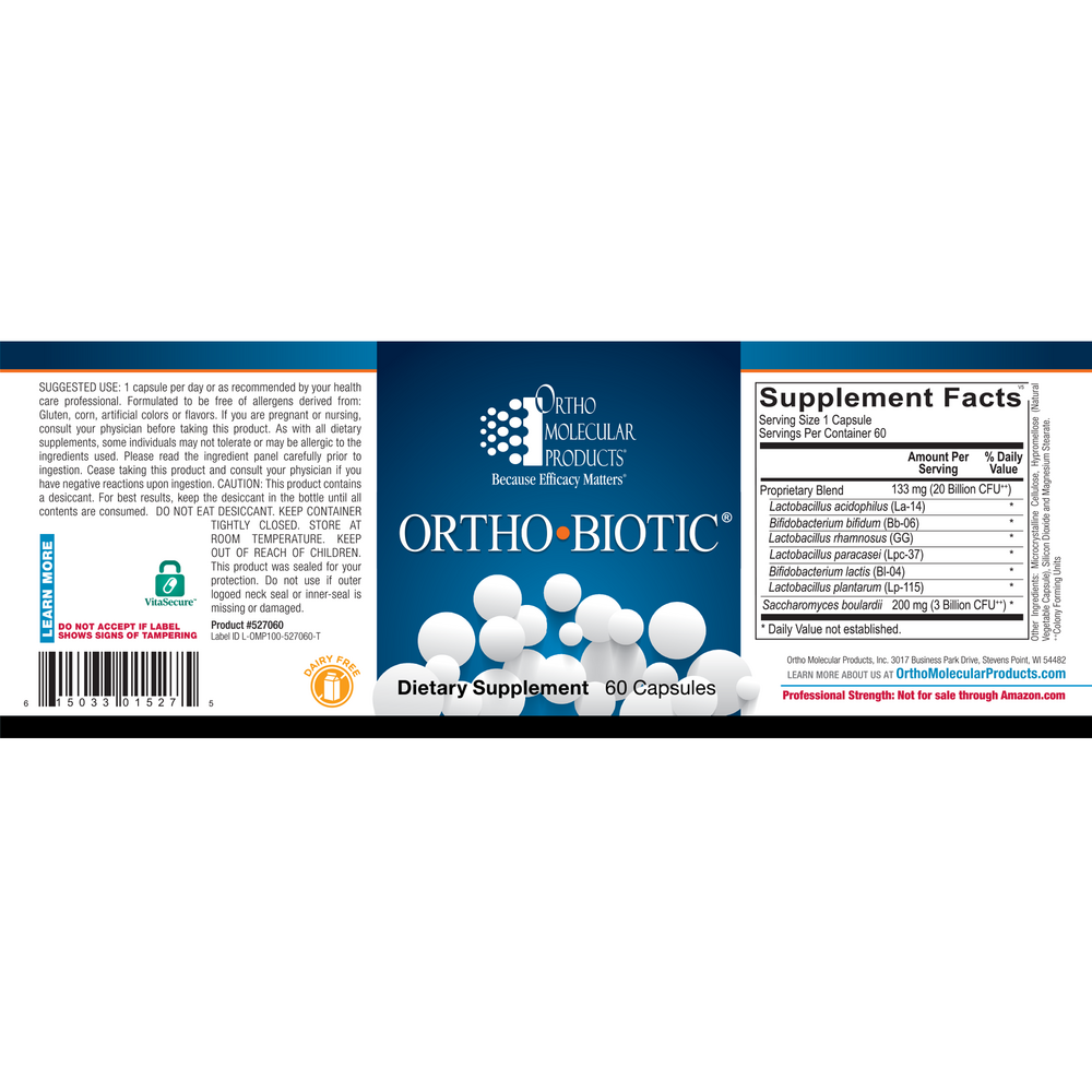 Ortho Molecular Products Ortho Biotic