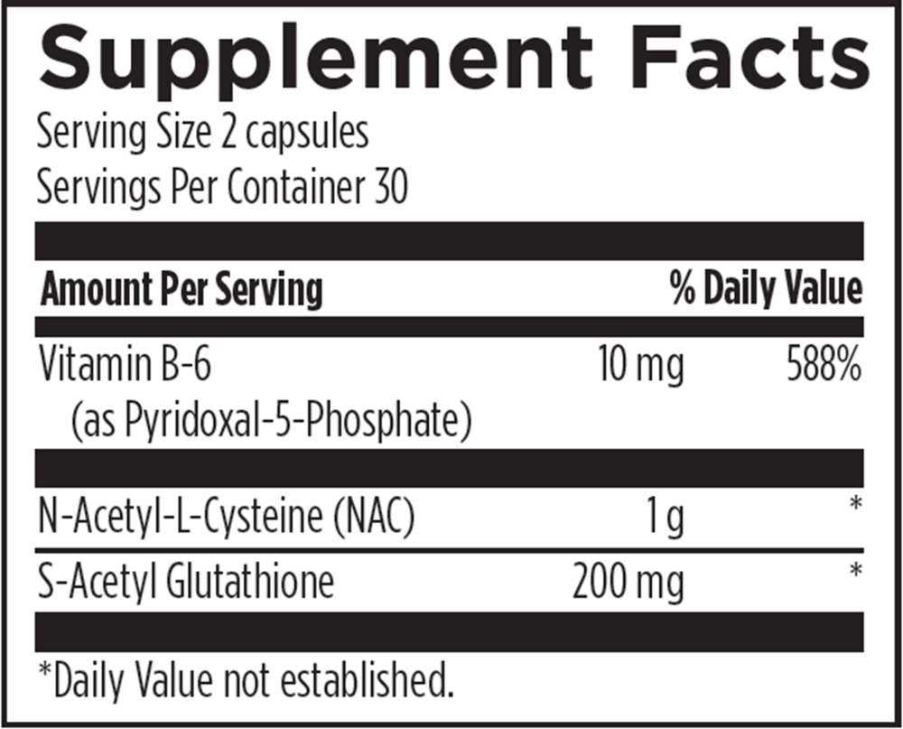 Designs for Health S-Acetyl Glutathione Synergy