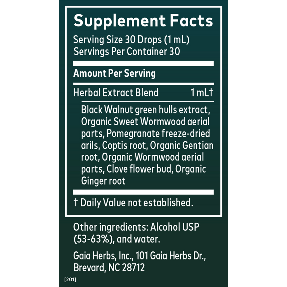 Gaia Herbs Wormwood Black Walnut Supreme