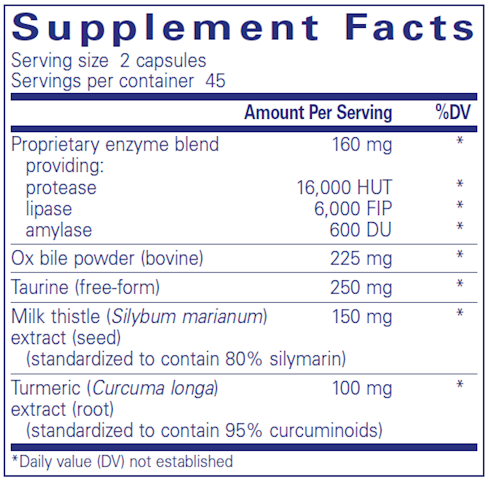 Pure Encapsulations Digestion GB
