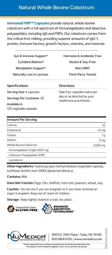 NuMedica ImmunoG PRP