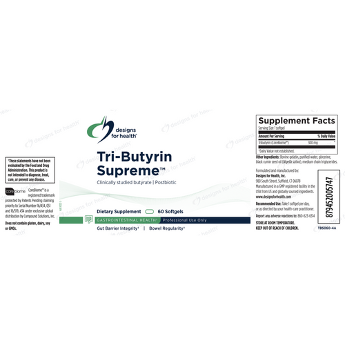 Designs for Health Tri-Butyrin Supreme™